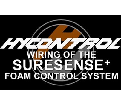 Wiring of the SureSense+ Foam Control System
