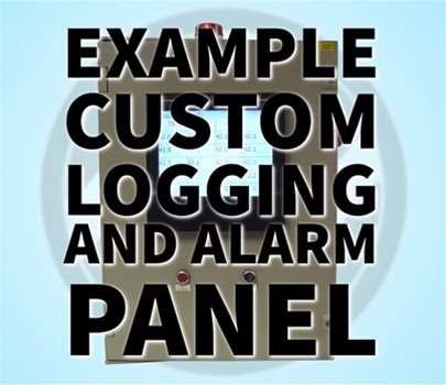 Example of a Custom Logging and Alarm Panel